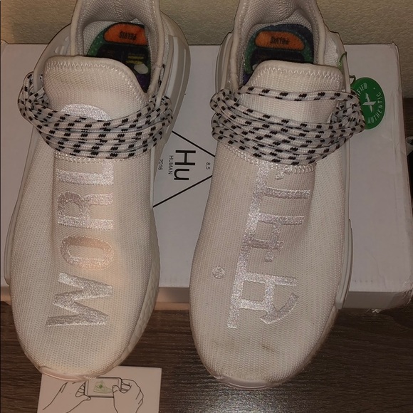 Adidas Human Race NMD Blank Canvas Men’s Size 9 - Picture 2 of 7